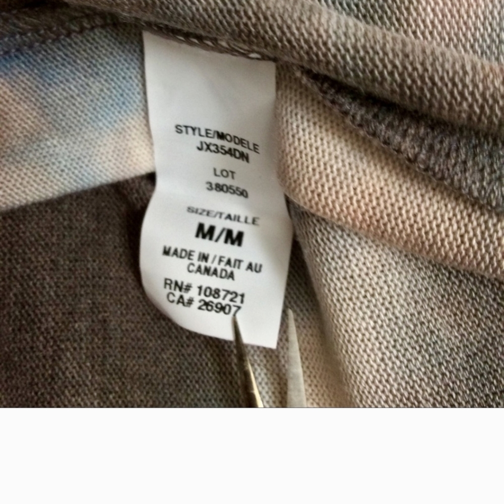 NWT Antistar Tie Died Mock Neck Fleece Dress Size M